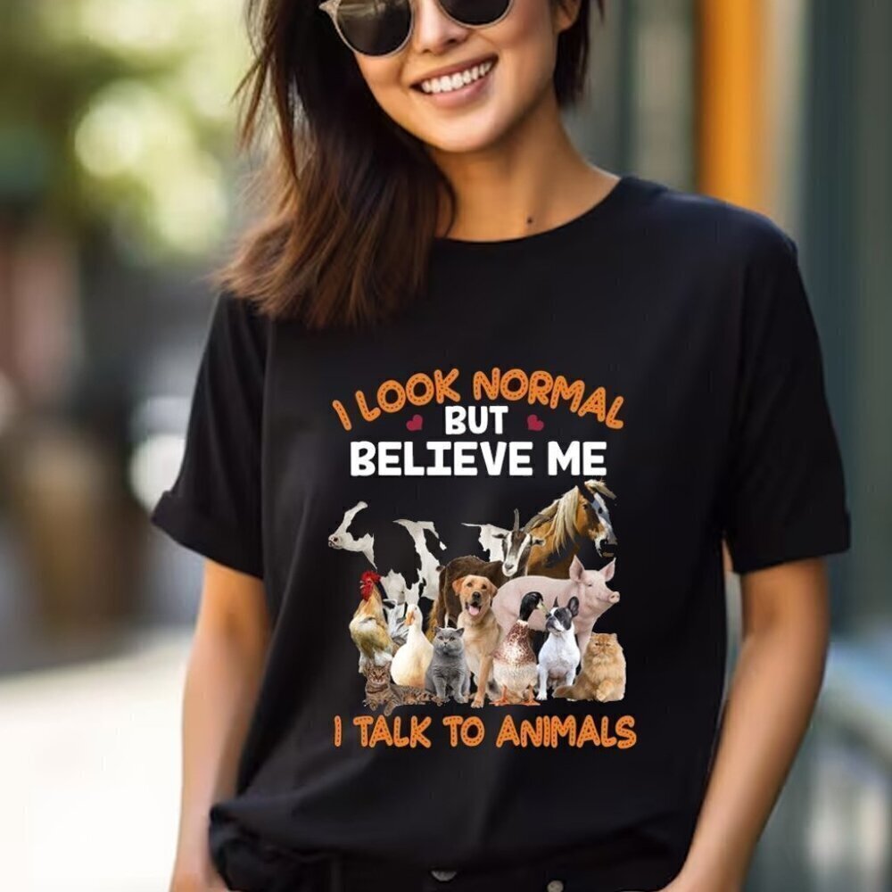 Animal Lover Talk To Animals Funny Gift Unisex T-Shirt